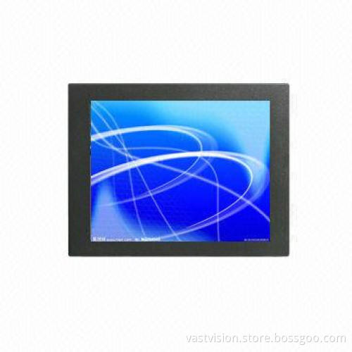 10.4-inch Metal Case CCTV LCD Monitor, Wall amounted/Stand-alone Optional, 800 x 600 Pixels